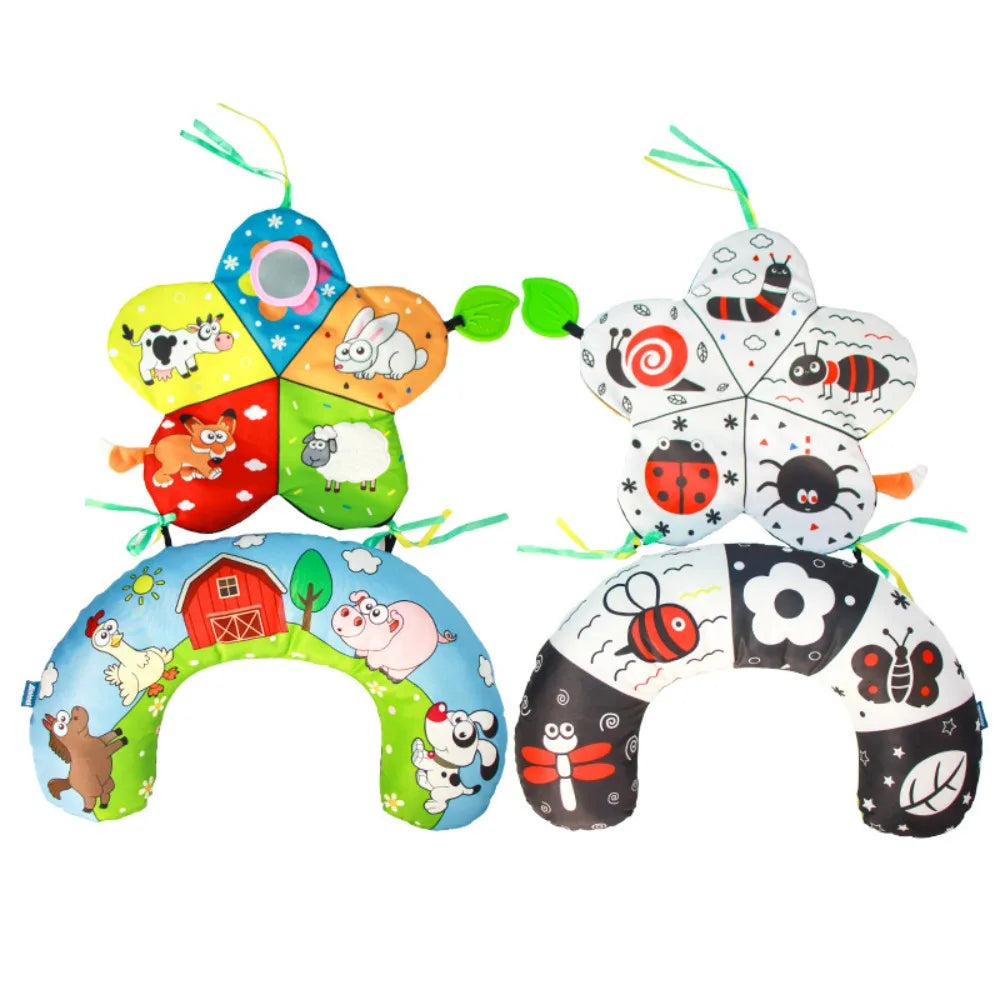 Toys - Tummy Time Pillow - 0 to 12m - U-shaped Baby Tummy Time Pillow