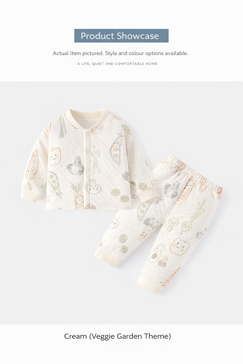 Matching - Sets - Winter - Girl & Boy - 2m to 24m 👕 Winter Cotton 2-Piece Sleep Set