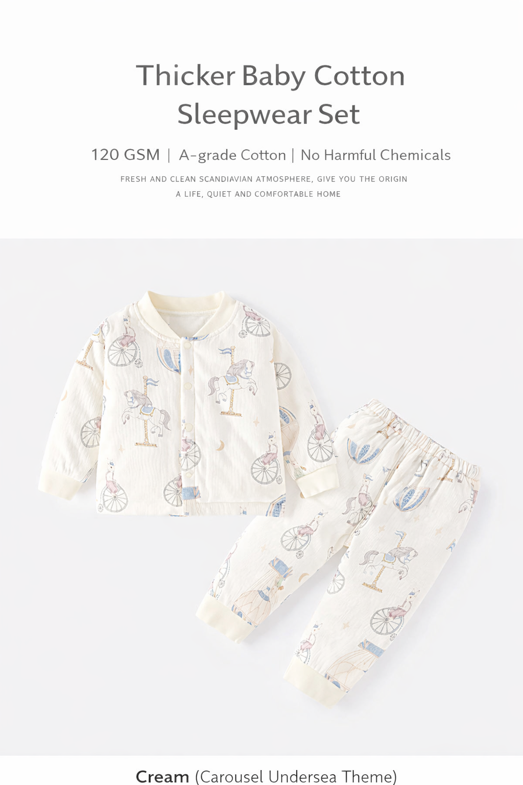 Matching - Sets - Winter - Girl & Boy - 2m to 24m 👕 Winter Cotton 2-Piece Sleep Set