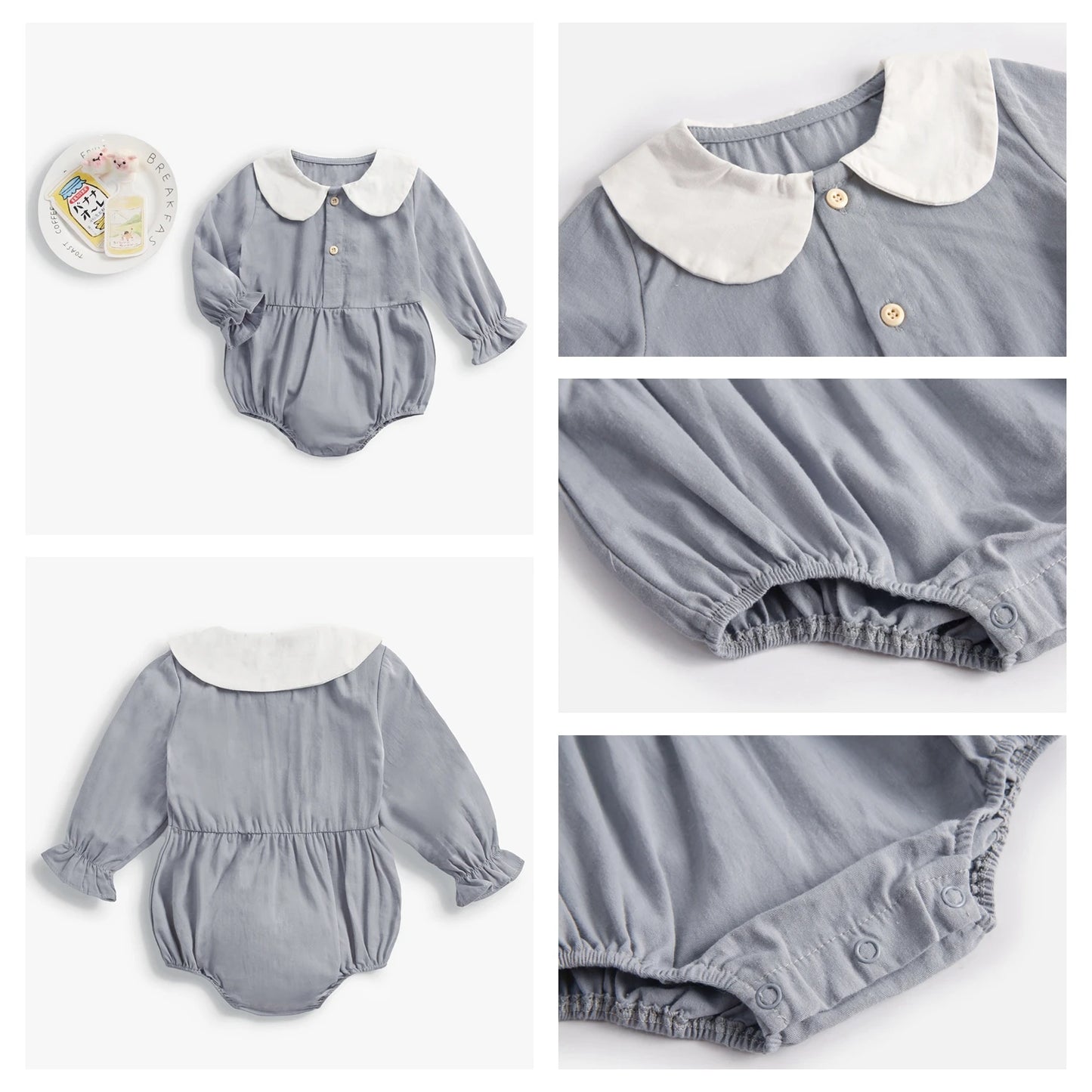 Bodysuits - Summer-Girl - 0 to 3y 🌸 Princess Floral Cotton Baby Bodysuit