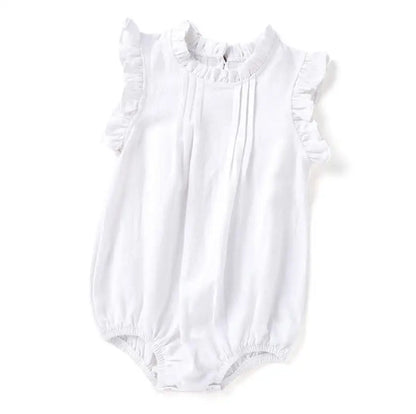 Bodysuits – Summer👗 Girls – 3M–3Y – Solid Cotton Bodysuit