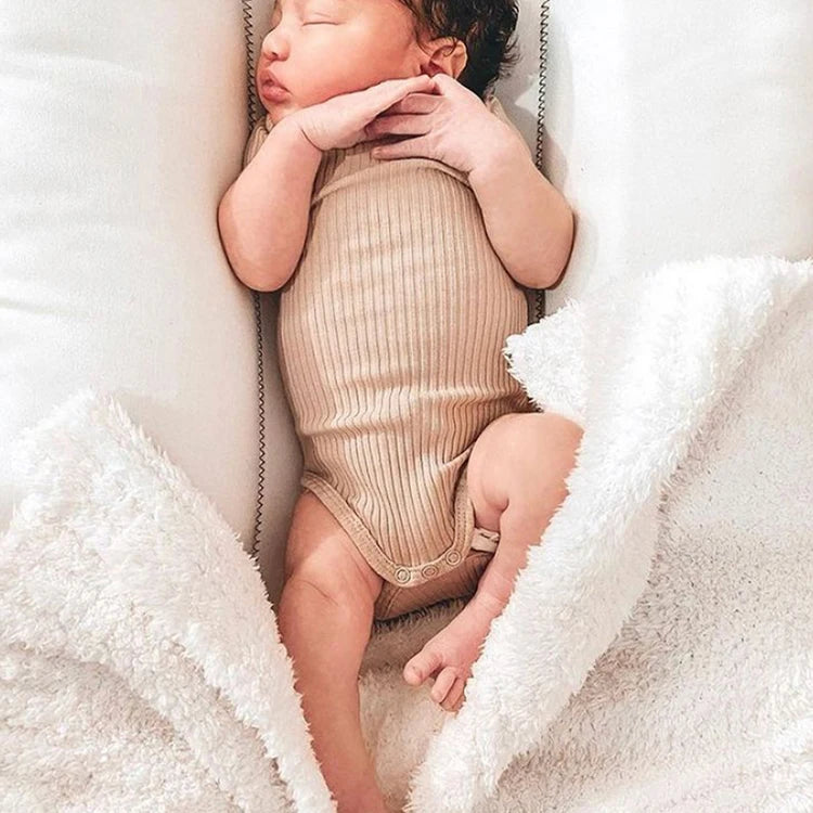 Baby Boy Knit Romper Jumpsuit