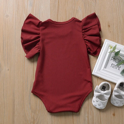 Summer Baby Cotton Ribbed Jumpsuit