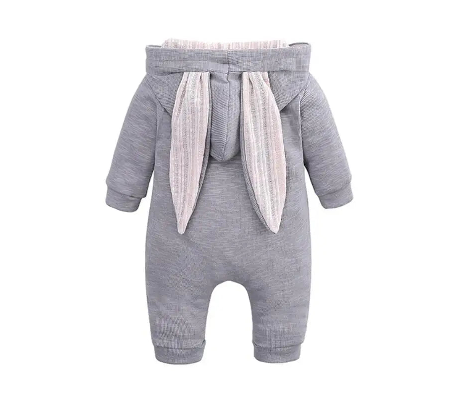 Baby Boy Hooded Knit Jumpsuit