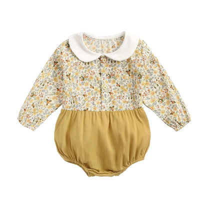Bodysuits - Summer-Girl - 0 to 3y 🌸 Princess Floral Cotton Baby Bodysuit