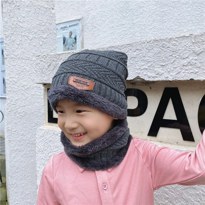 Kids Winter Hat & Scarf Set