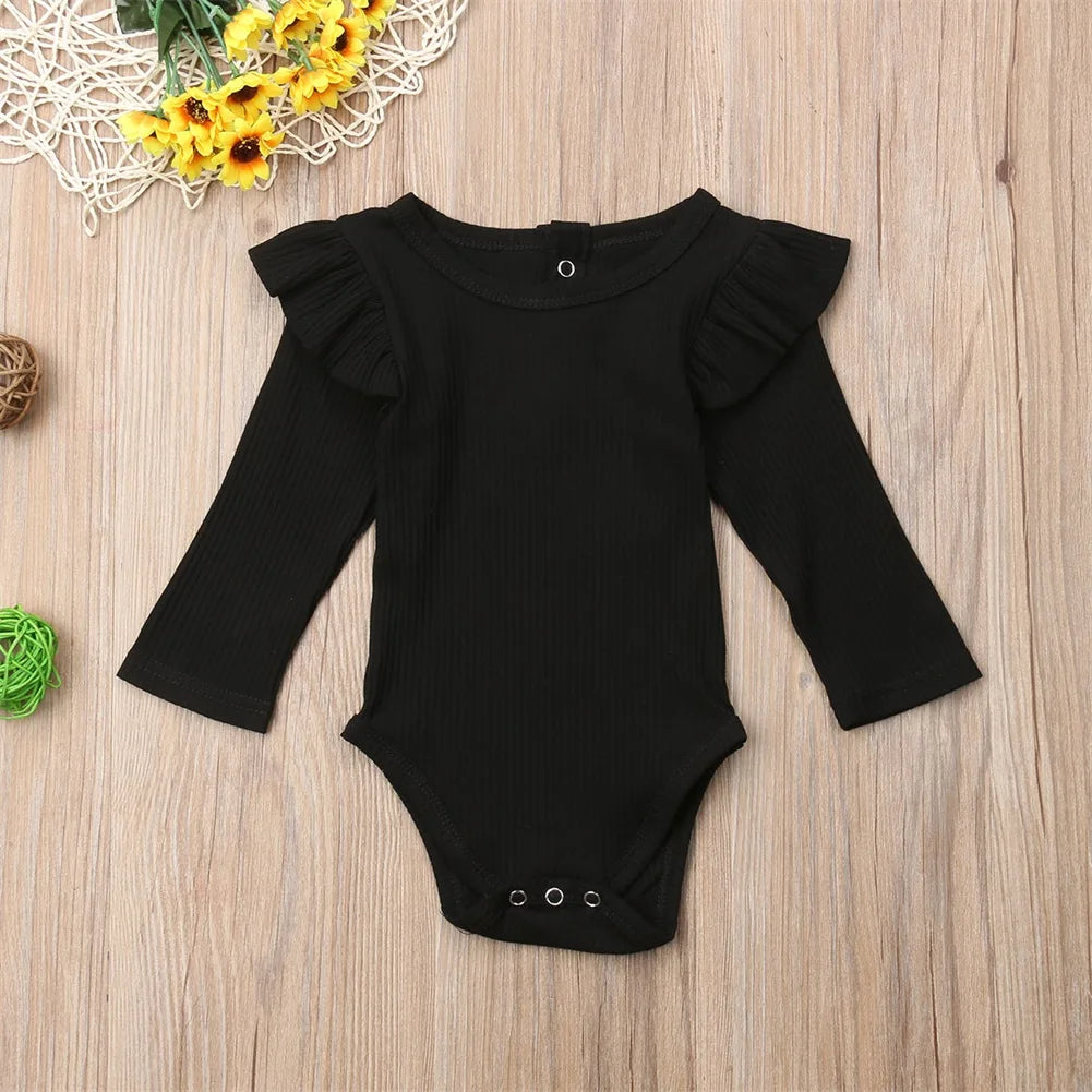 Autumn Baby Ruffle Jumpsuit