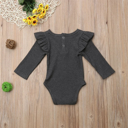 Autumn Baby Ruffle Jumpsuit