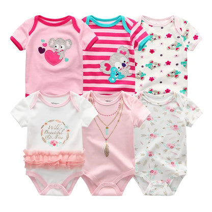 Baby Girl Cotton Jumpsuit Set