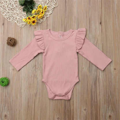 Autumn Baby Ruffle Jumpsuit