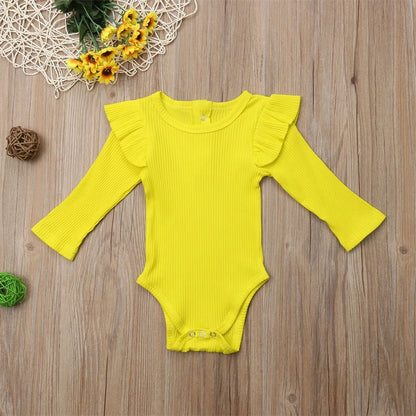 Autumn Baby Ruffle Jumpsuit