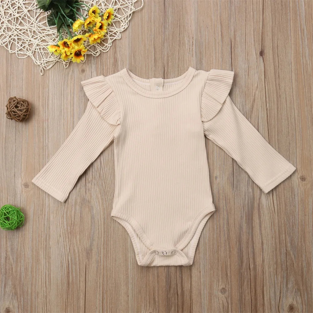 Autumn Baby Ruffle Jumpsuit