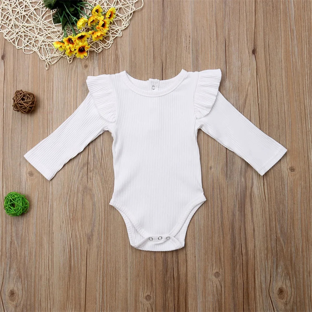 Autumn Baby Ruffle Jumpsuit