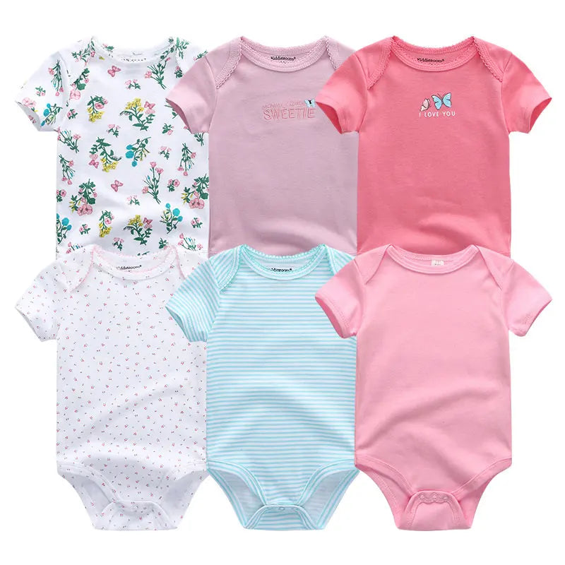 Baby Girl Cotton Jumpsuit Set