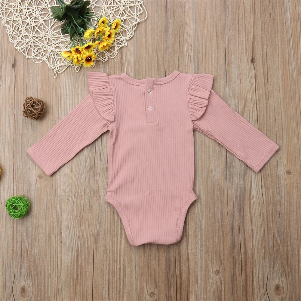 Autumn Baby Ruffle Jumpsuit