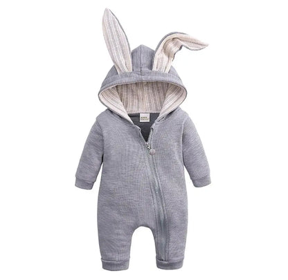 Baby Boy Hooded Knit Jumpsuit