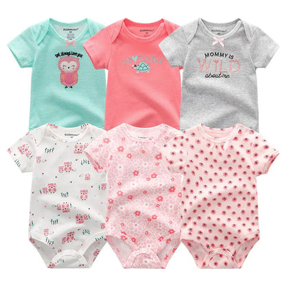 Baby Girl Cotton Jumpsuit Set