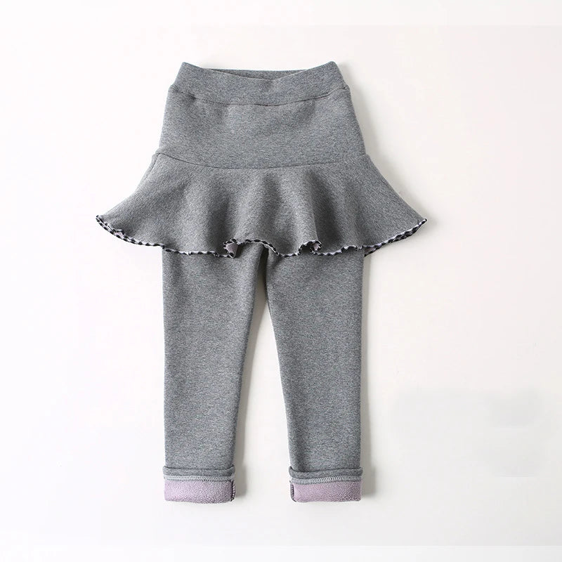 Girls Winter Fleece Leggings