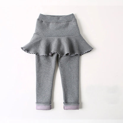 Girls Winter Fleece Leggings