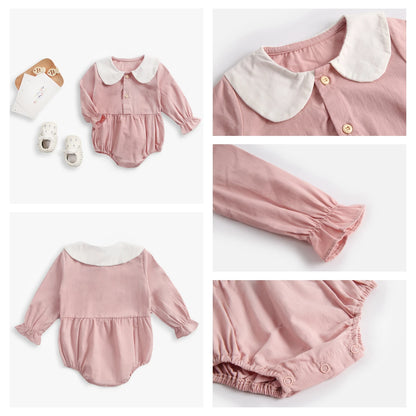Bodysuits - Summer-Girl - 0 to 3y 🌸 Princess Floral Cotton Baby Bodysuit