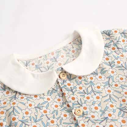 Bodysuits - Summer-Girl - 0 to 3y 🌸 Princess Floral Cotton Baby Bodysuit