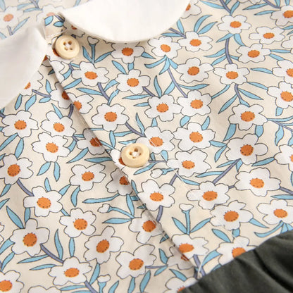 Bodysuits - Summer-Girl - 0 to 3y 🌸 Princess Floral Cotton Baby Bodysuit