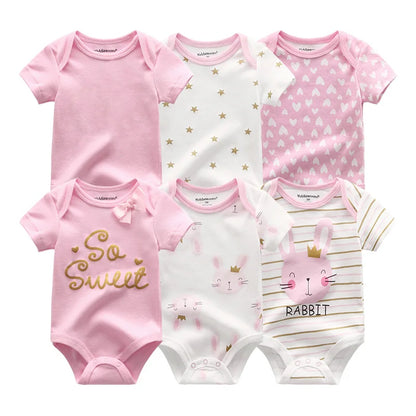 Baby Girl Cotton Jumpsuit Set