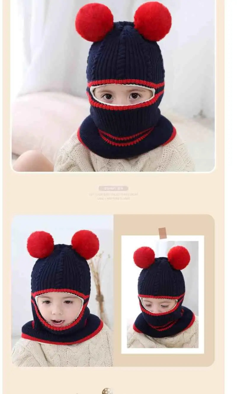 Baby Pom-Pom Winter Hat