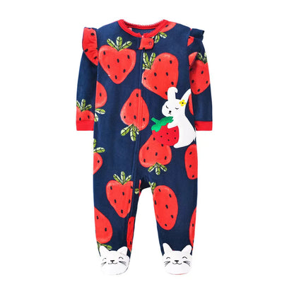 Baby Fleece Animal Jumpsuit