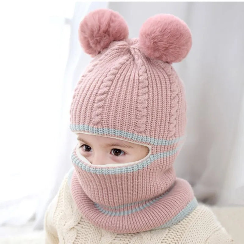 Kids Winter Hat & Scarf Set