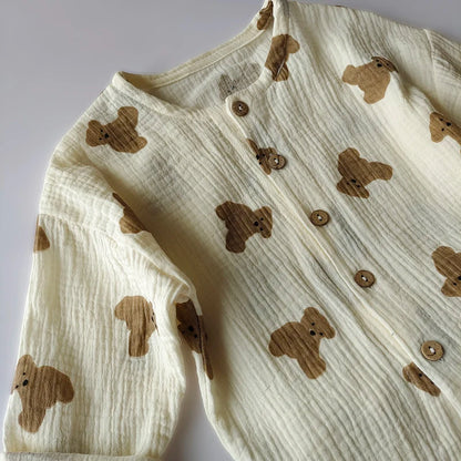 Baby Boy Bear Print Outfit