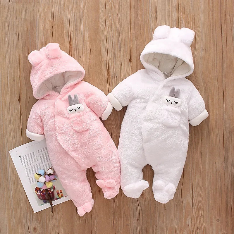 Baby Plush Warm Outfit -Winter 0-2Y