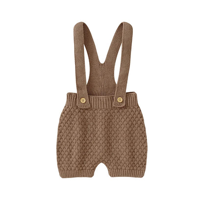 Newborn Baby Sleeveless Knitted Jumpsuits