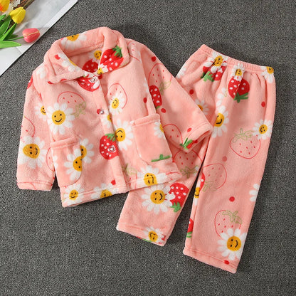 Baby Boy Warm Flannel Cardigan