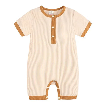 Rompers - Summer - Girl & Boy - 3m to 24m 👕 Cotton Linen Summer Baby Romper