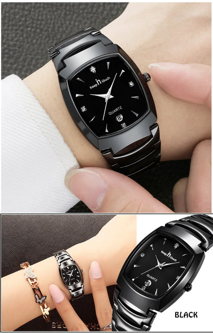 Couple Stainless Steel Watches