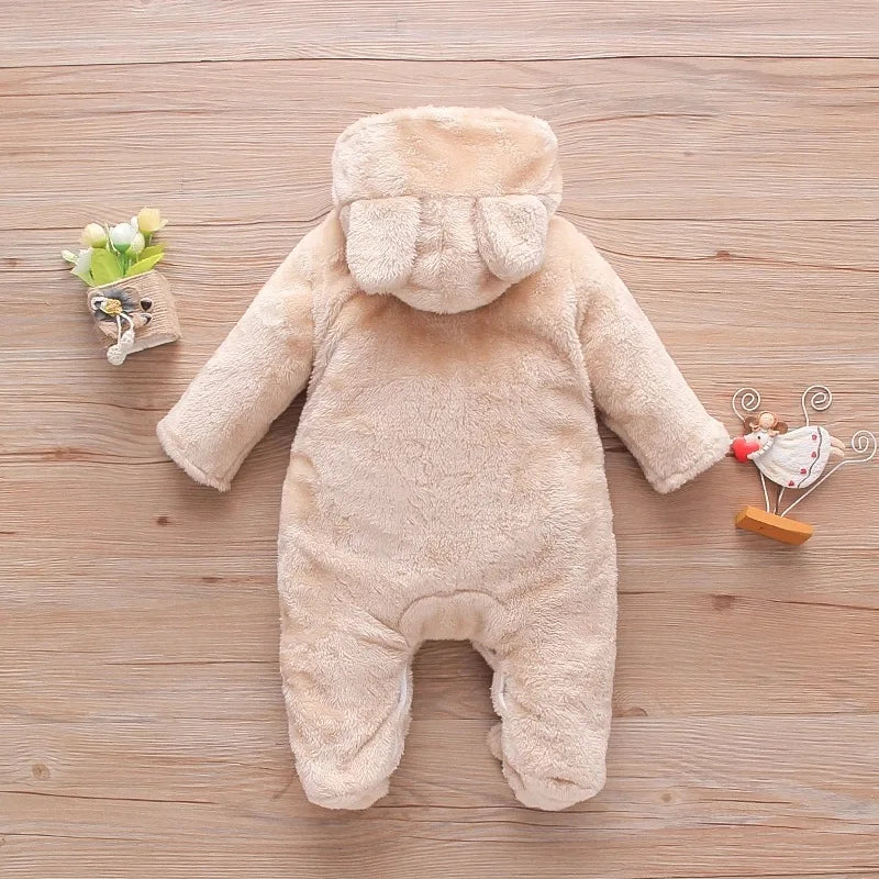 Baby Plush Warm Outfit -Winter 0-2Y