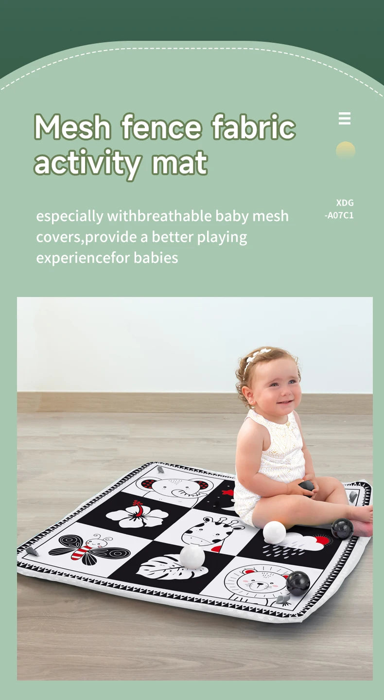 🧸 Toys – Activity Play Mat – 1M–18M – Newborn Fitness Frame Cartoon Play Mat