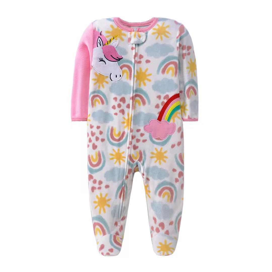 Baby Fleece Animal Jumpsuit