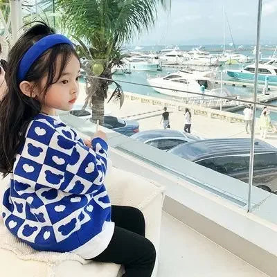 Autumn Winter Girls Fleece Cardigan