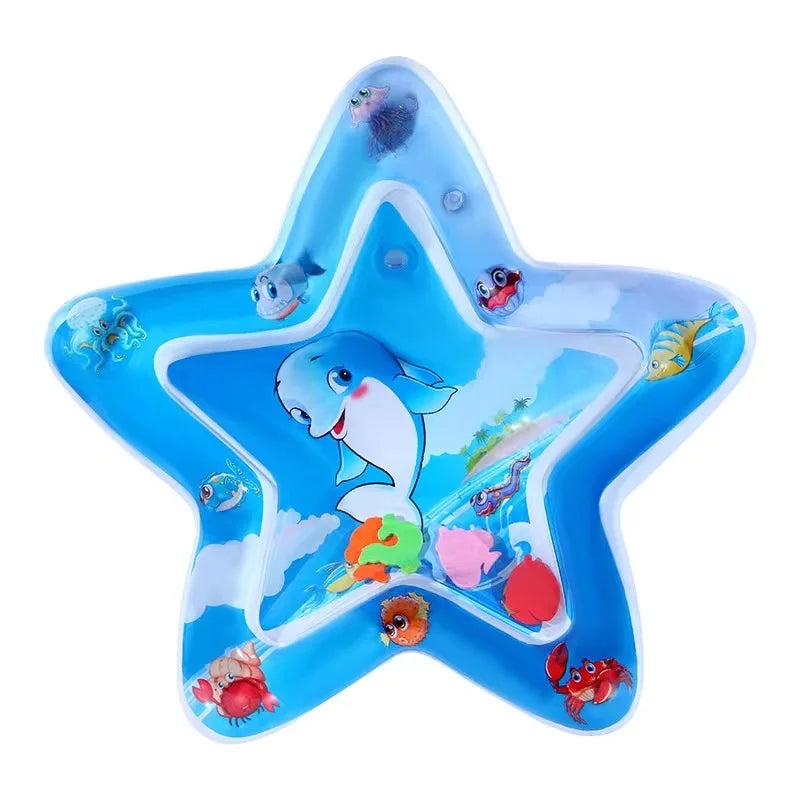 Toys - Tummy Time Water Cushion - 6m to 12m -  Infant Inflatable Tummy Time Mat Premium Baby Play Mat Inflatable