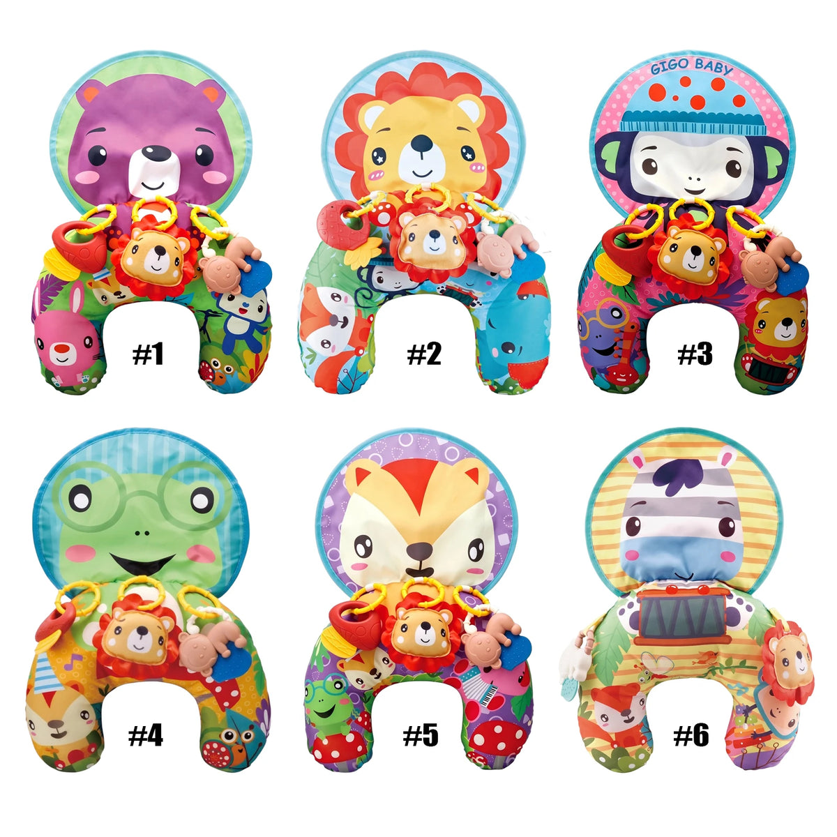 Toys - Tummy Time Pillow - Newborn Baby Tummy Time Pillow U-Shape Head Lift