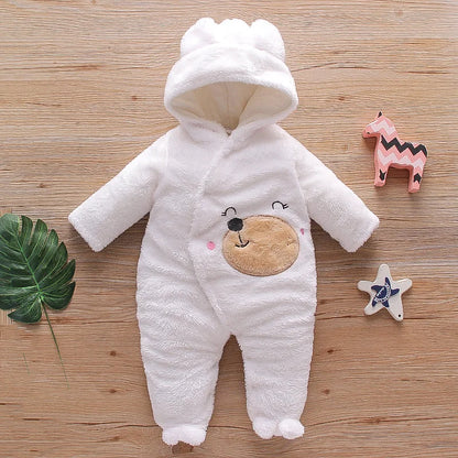 Baby Plush Warm Outfit -Winter 0-2Y