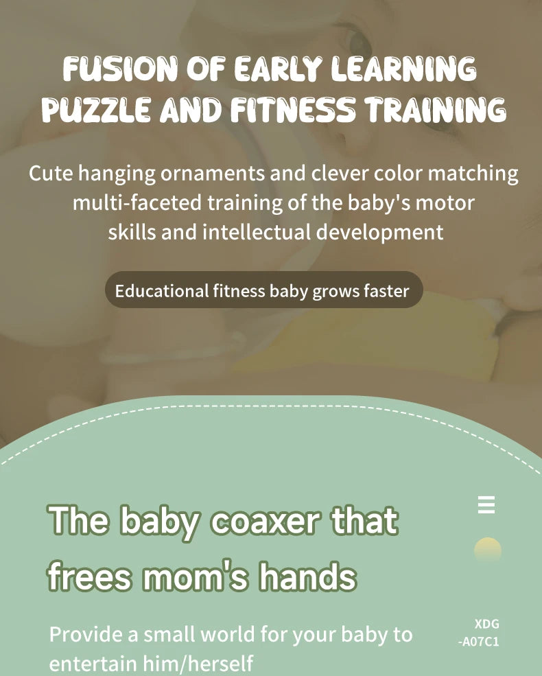 🧸 Toys – Activity Play Mat – 1M–18M – Newborn Fitness Frame Cartoon Play Mat
