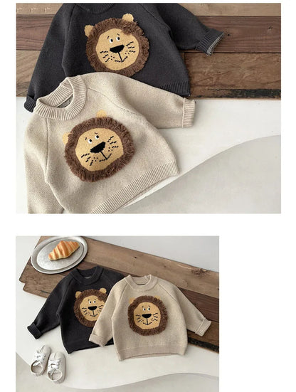 Spring Baby Boy Lion Tops