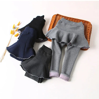 Girls Winter Fleece Leggings