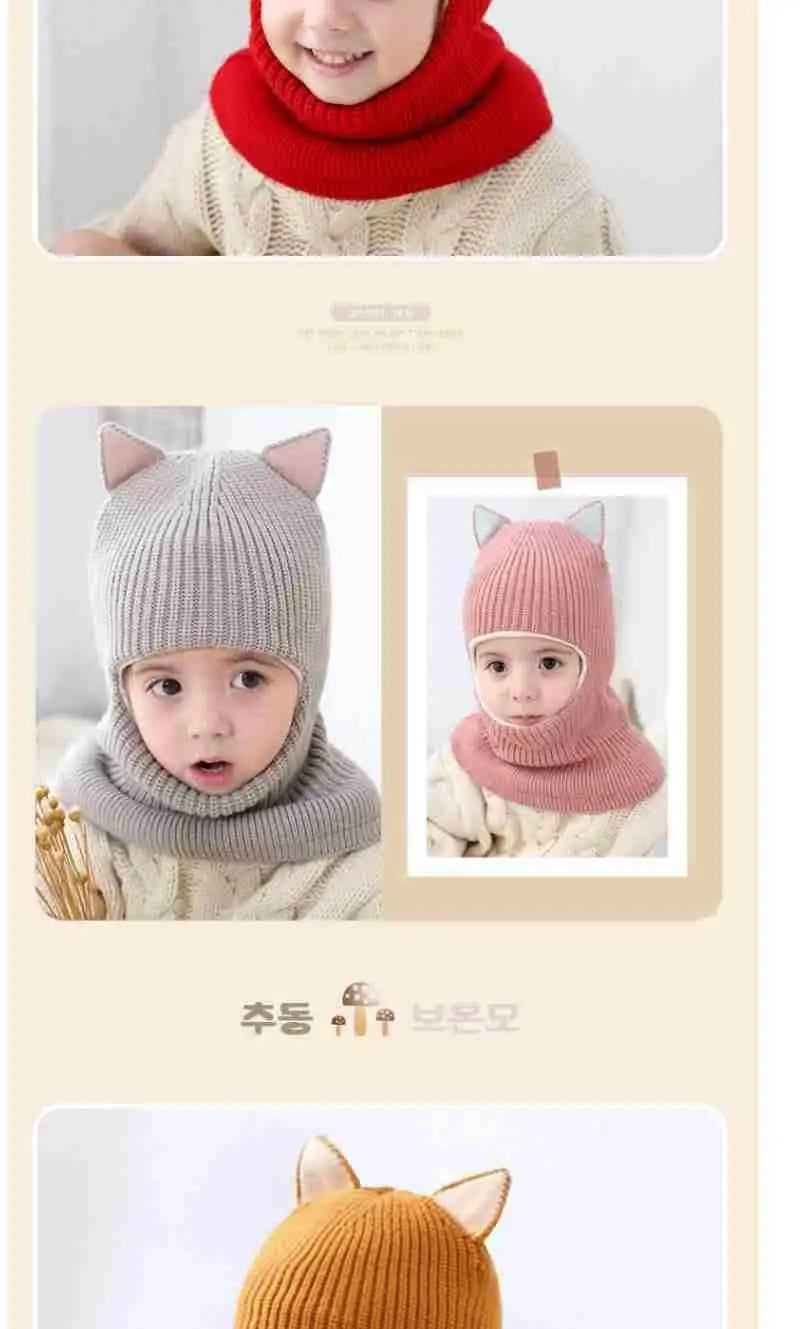 Baby Pom-Pom Winter Hat