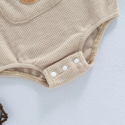 Baby Bear Embroidered Fall Jumpsuit