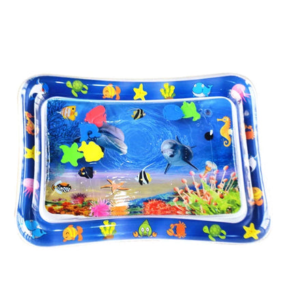 Toys - Tummy Time Water Cushion - 6m to 12m -  Infant Inflatable Tummy Time Mat Premium Baby Play Mat Inflatable