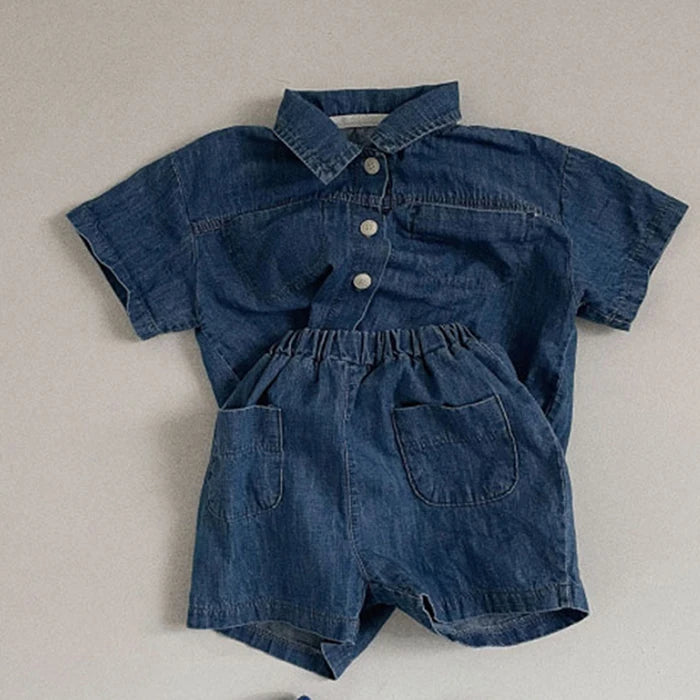 Baby Boy Summer Linen Outfit